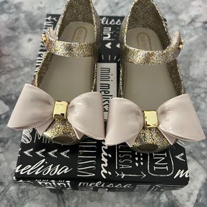 Minnie melissa ultra girl VIII BB mixed golden glitter 32215 size 7